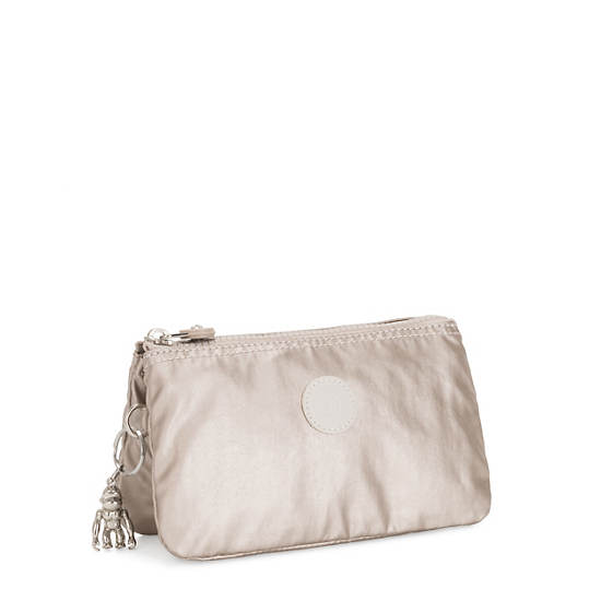 Kipling Creativity Large Metallic Zak Beige | BE 1712WN